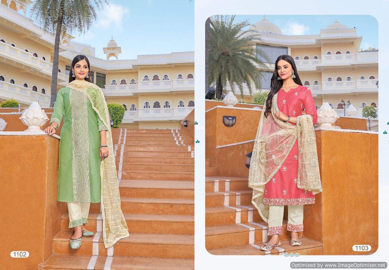 Kasmeera Kasino Exclusive Festive Wear Lucknowi Work Ready Made Collection